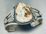 Native American Landoll Benally Royston Turquoise Sterling Silver Bracelet-Nativo Arts