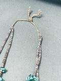 Ella Johnson Vintage Native American Navajo Turquoise Nugget Heishi Necklace Old-Nativo Arts