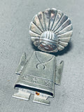 Unbelievable Vintage Native American Navajo Sterling Silver Kachina Pendant/ Pin-Nativo Arts