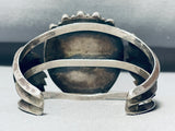 Jimmie Begay!! Vintage Native American Navajo Royston Turquoise Sterling Silver Bracelet Old-Nativo Arts