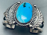 Important Vintage Kewa Tony Aguilar Sr Turquoise Sterling Silver Bracelet-Nativo Arts