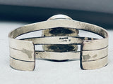 One Of The Best Vintage Native American Navajo Inlay Turquosie Sterling Silver Bracelet-Nativo Arts