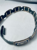 414 Grams Hand Beaded Vintage Native American Navajo Sterling Silver Concho Belt Old-Nativo Arts