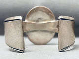 One Of The Best Vintage Native American Navajo Charoite Sterling Silver Bracelet-Nativo Arts