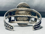 Rare Bisbee Campbellite Vintage Native American Navajo Sterling Silver Bracelet Old-Nativo Arts