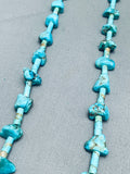 One Of The Best Very Rare Vintage Native American Navajo Turquoise Heishi Necklace Old-Nativo Arts