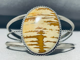 Caramel Jasper Vintage Native American Navajo Sterling Silver Bracelet-Nativo Arts