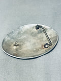Signed Native American Navajo Sterling Silver Eagle Buckle-Nativo Arts