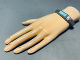 Native American Awesome Stacker Vintage Turquoise Sterling Silver Bracelet-Nativo Arts