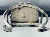Chief!! Important Vintage Native American Zuni Inlay Sterling Silver Bracelet-Nativo Arts