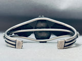 Important Vintage Native American Navajo Damale Turquoise Sterling Silver Bracelet-Nativo Arts