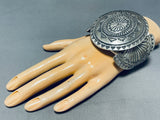 Massive Native American Navajo Sterling Silver Bracelet 122 Grams-Nativo Arts