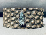 Dry Creek Turquoise And Buttons!! Vintage Native American Navajo Sterling Silver Bracelet-Nativo Arts