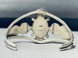Mcginnis Turquoise!! Rare Vintage Native American Navajo Sterling Silver Bracelet-Nativo Arts