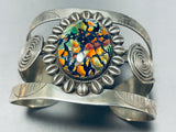 Very Rare Boulder Opal Vintage Southwest Sterling Silver Bracelet-Nativo Arts