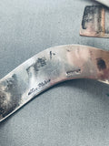 One Of The Best Vintage Native American Navajo Sterling Silver Bracelet-Nativo Arts