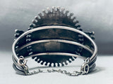 Silver Bridges Vintage Native American Navajo Needle Turquoise Sterling Silver Bracelet-Nativo Arts