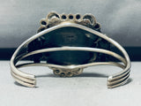 Henry Sam Vintage Native American Navajo Morenci Turquoise Sterling Silver Bracelet-Nativo Arts