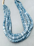 The Best Denim Lapis Vintage Santo Domingo Squaw Necklace-Nativo Arts