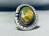 Marvelous Vintage Native American Navajo Damale Turquoise Sterling Silver Ring-Nativo Arts