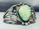 Knockout Vintage Native American Navajo Carico Lake Turquoise Sterling Silver Bracelet-Nativo Arts