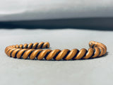 Eye Catching Vintage Native American Navajo Copper Bracelet-Nativo Arts