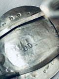 One Of The Best Vintage Native American Navajo Story Scene Sterling Silver Bracelet-Nativo Arts