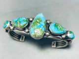Best Vintage Nila Cook Turquoise Sterling Silver Bracelet Cuff-Nativo Arts