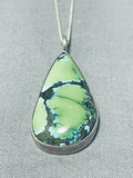 Dramatic Native American Navajo Frogskin Turquoise Sterling Silver Necklace-Nativo Arts