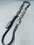 Animals Hand Carved Vintage Native American Navajo Sterling Silver Concho Belt-Nativo Arts