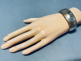 Whimsical Vintage Native American Navajo Handcarved Silver Storyteller Eeyore Bracelet-Nativo Arts