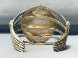 Museum Vintage Native American Navajo Old Deposit Turquoise (rare) Sterling Silver Bracelet-Nativo Arts