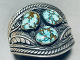 Indian Mountain Turquoise!! Vintage Native American Navajo Sterling Silver Bracelet Cuff-Nativo Arts