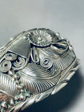 Leaf Garden On The Wrist Vintage Native American Navajo Sterling Silver Bracelet Cuff-Nativo Arts
