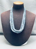 The Best Denim Lapis Vintage Santo Domingo Squaw Necklace-Nativo Arts