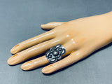 One Of A Kind Vintage Native American Navajo Sterling Silver Ring-Nativo Arts