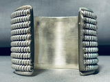 10 Storys Of Coils!! Vintage Native American Navajo Tsosie Sterling Silver Bracelet-Nativo Arts