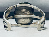 Important Early Damale Turquoise!! Vintage Native American Navajo Sterling Silver Bracelet-Nativo Arts