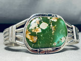 Damale Turquoise!! Vintage Native American Navajo Sterling Silver Rare Bracelet-Nativo Arts