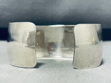Ceremony Dancers!! Vintage Native American Navajo Hand Tooled Sterling Silver Bracelet-Nativo Arts