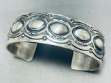 Mel Willie Native American Navajo Sterling Silver Bracelet Signed Melissa Willie-Nativo Arts