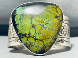 Newsworthy Native American Navajo Frogskin Turquoise Sterling Silver Bracelet-Nativo Arts