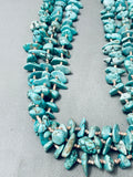 Exceptional 254 Grams Vintage Native American Navajo Heishi Turquoise Necklace