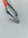 Important Andres Quandelacy Vintage Native American Zuni Fetish Sterling Silver Necklace-Nativo Arts