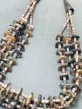 Rare Older Fab Vintage Santo Domingo Shell Heishi Sterling Silver Necklace-Nativo Arts