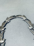 The Most Unique Vintage Dove Sterling Silver Necklace Old-Nativo Arts