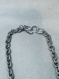 Juan Willie Vintage Native American Navajo Cross Charm Sterling Silver Necklace-Nativo Arts