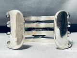 The Coolest Vintage Native American Navajo Denim Lapis Sterling Silver Bracelet-Nativo Arts