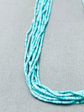 Gorgeous And Intricate Vintage Native American Navajo Turquoise Heishi Sterling Silver Necklace-Nativo Arts