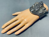 The Best Vintage Southwest Storyteller Sterling Silver Bracelet-Nativo Arts